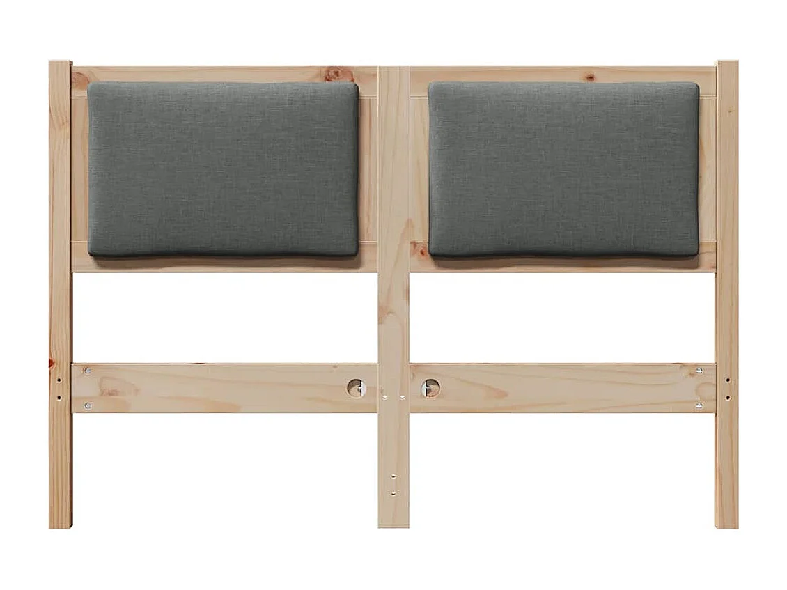 Cabeceira Outros Castanho 120 cm Madeira de pinho maciça