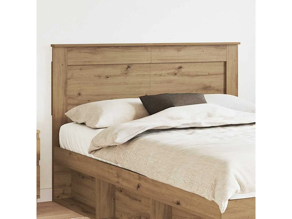 Cabecero Roble artesanal 160 cm Madera contrachapada