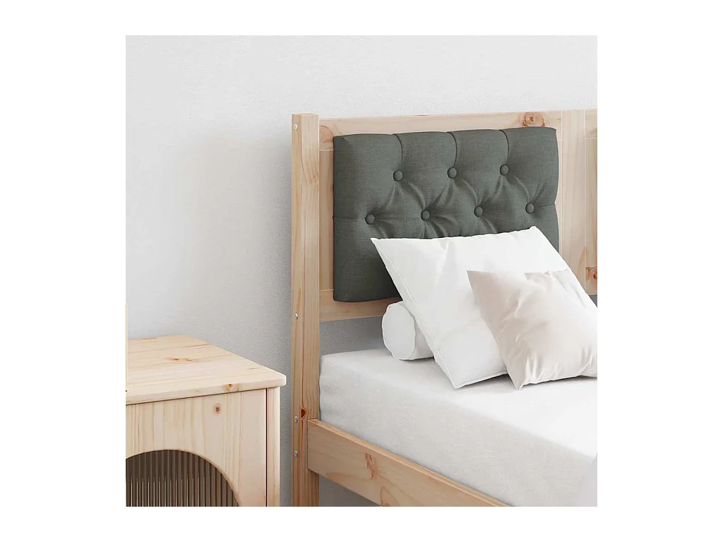 Cabeceira Outros castanho e cinzento-escuro 135 cm