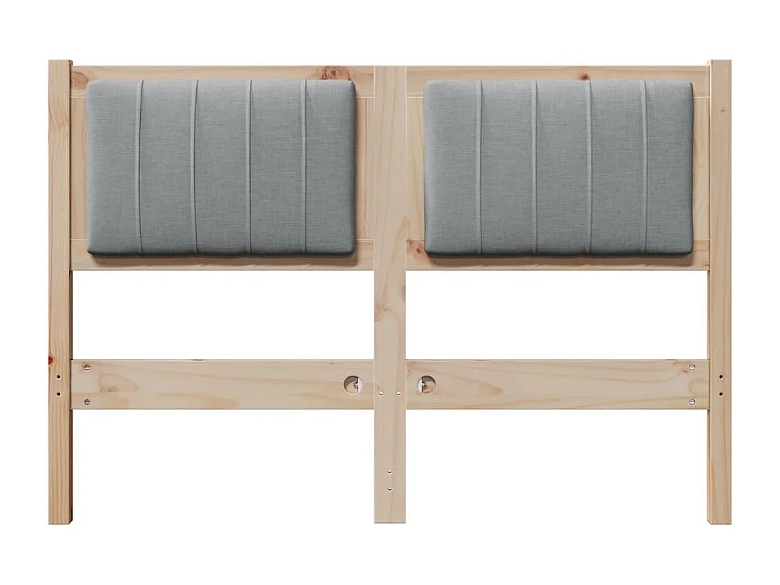 Cabeceira estofada com cabeceira Castanho 120 cm