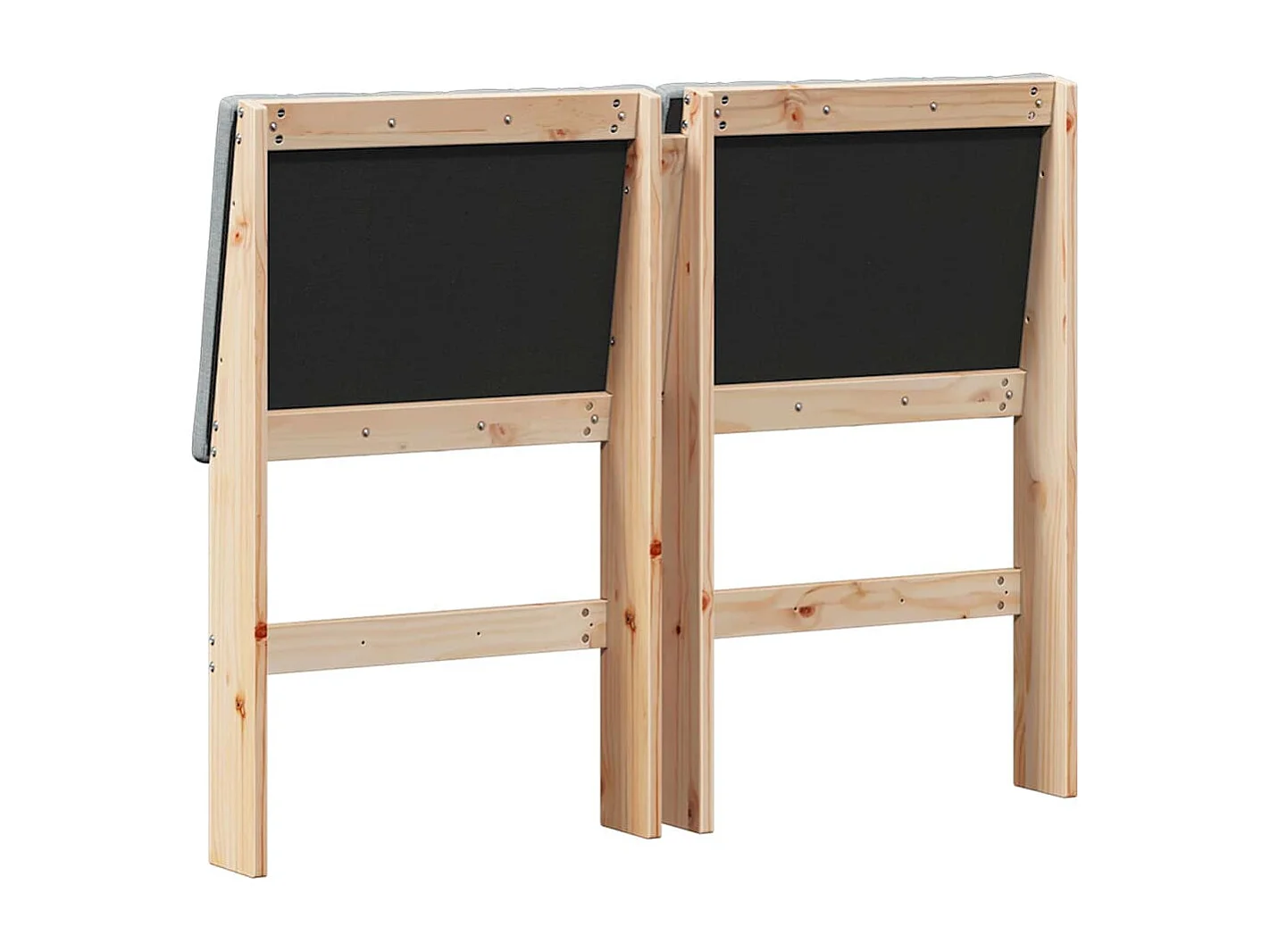 Cabeceira estofada Cinzento-claro 120 cm