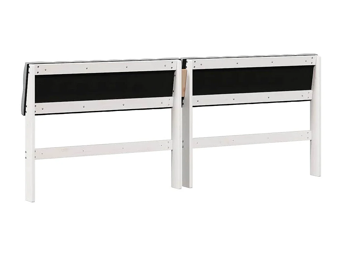 Cabeceira estofada Cinzento-claro 200 cm