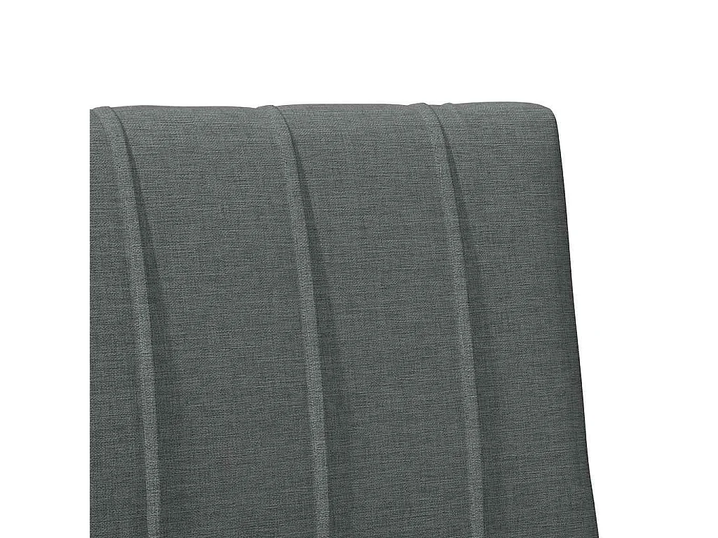 Cabeceira estofada Cinza Escuro 75 cm