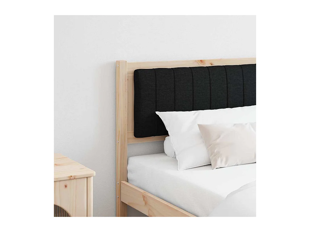 Tête de lit capitonnée avec tête de lit Marron 180 cm