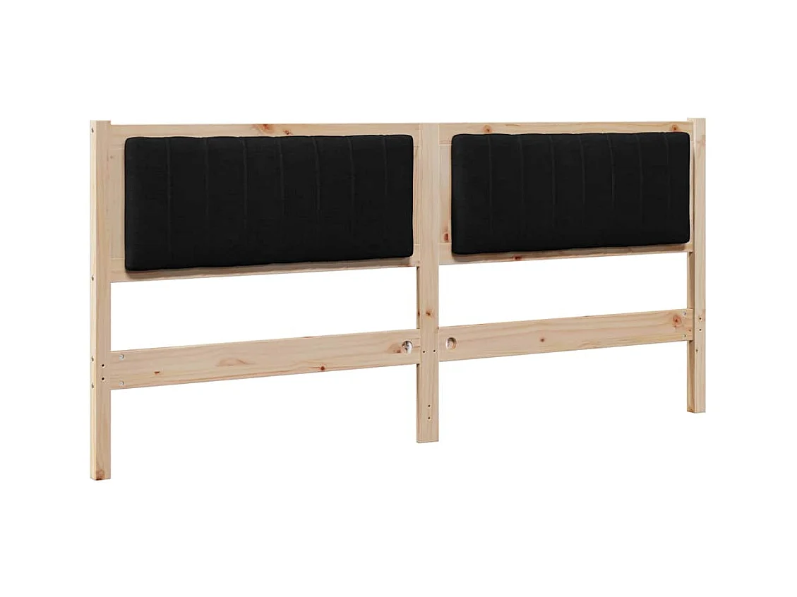 Tête de lit capitonnée avec tête de lit Marron 180 cm