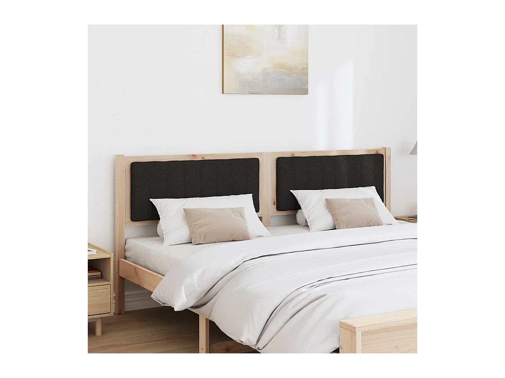 Tête de lit capitonnée avec tête de lit Marron 180 cm