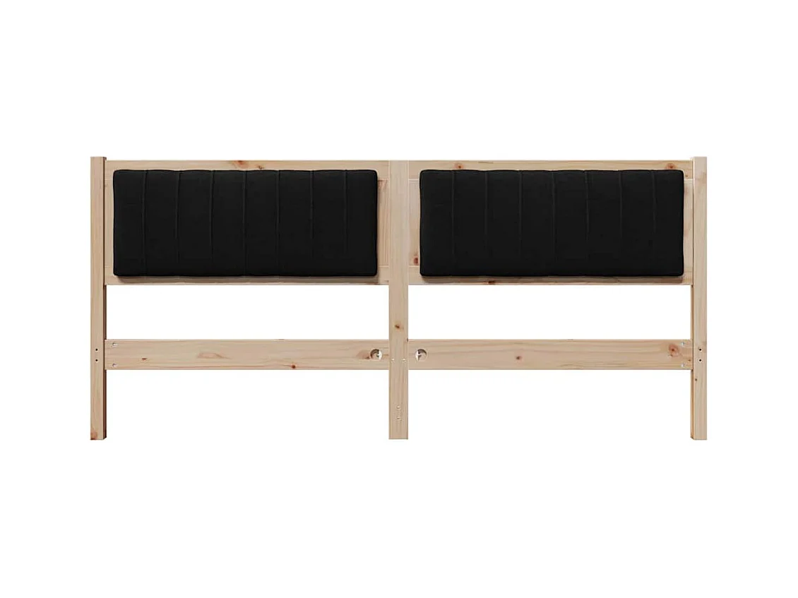 Tête de lit capitonnée avec tête de lit Marron 180 cm