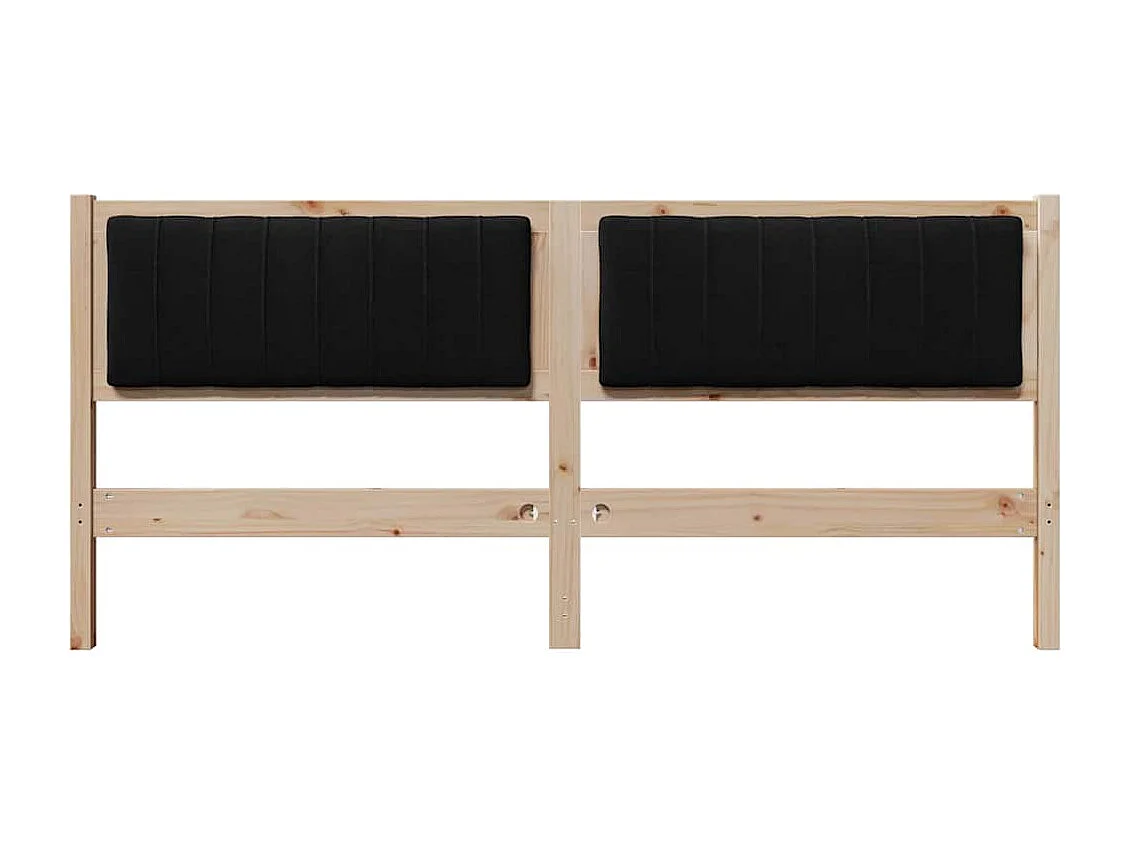 Cabeceira estofada com cabeceira Castanho 180 cm