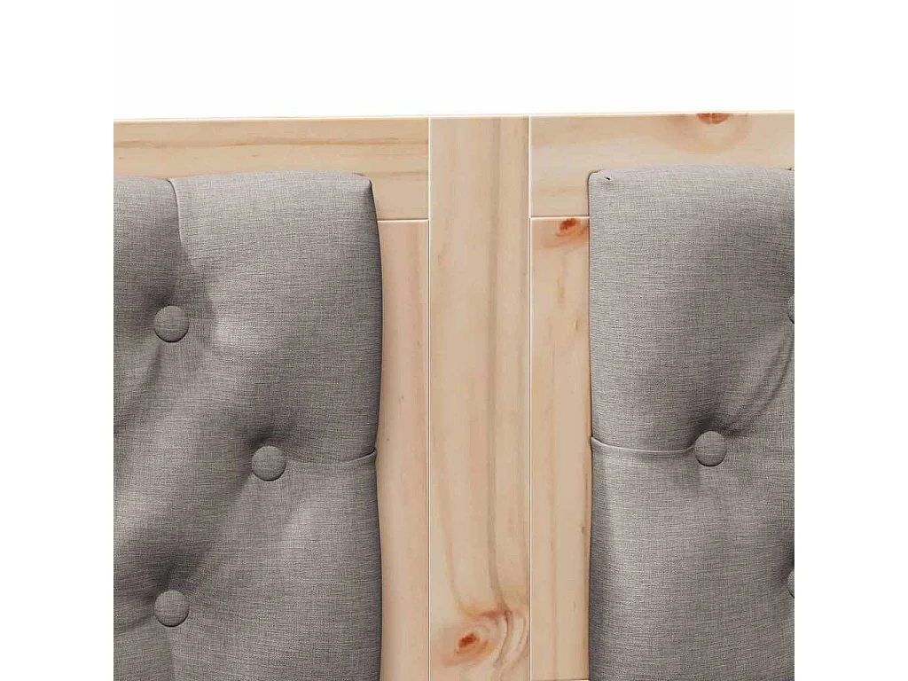 Tête de lit Autre Marron et taupe 160 cm Bois massif en pin