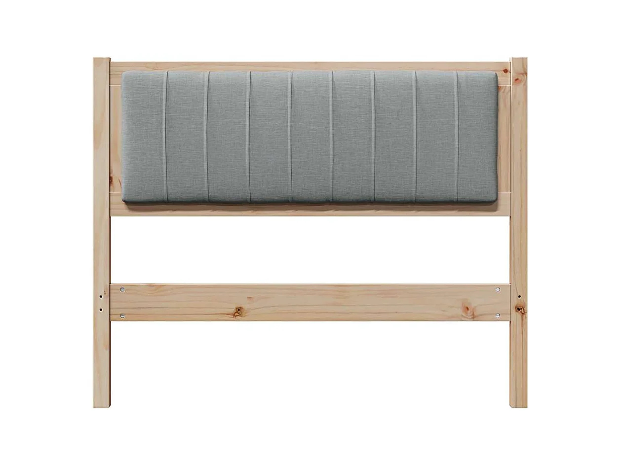 Cabeceira estofada com cabeceira Castanho 100 cm