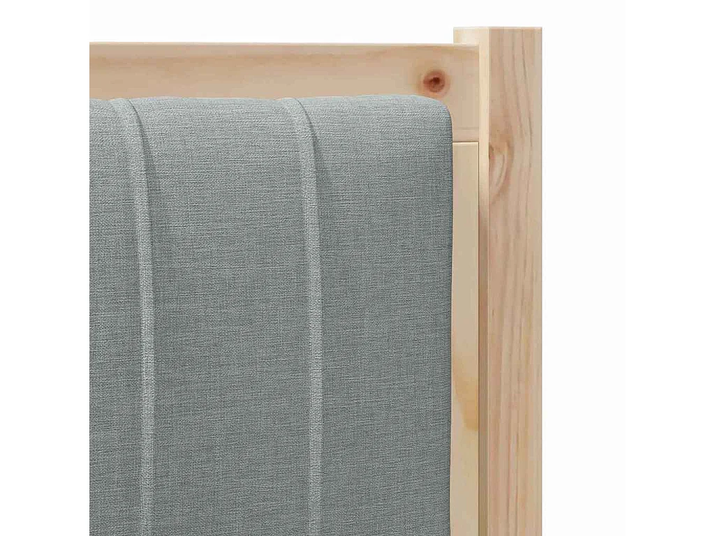 Cabeceira estofada com cabeceira Castanho 100 cm