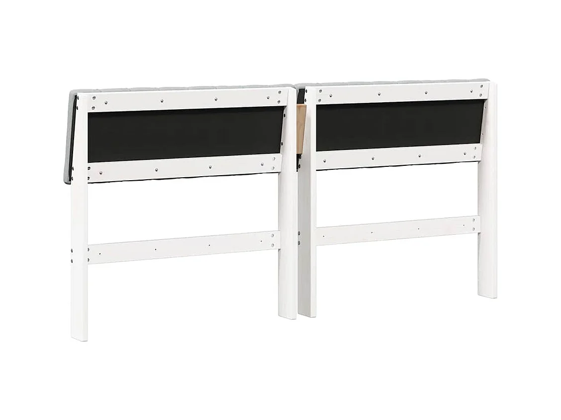 Cabeceira estofada Cinzento-claro 150 cm