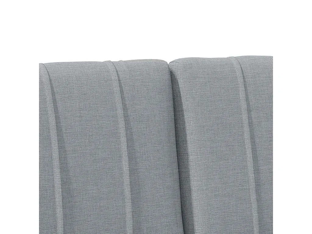 Cabeceira estofada Cinzento-claro 150 cm