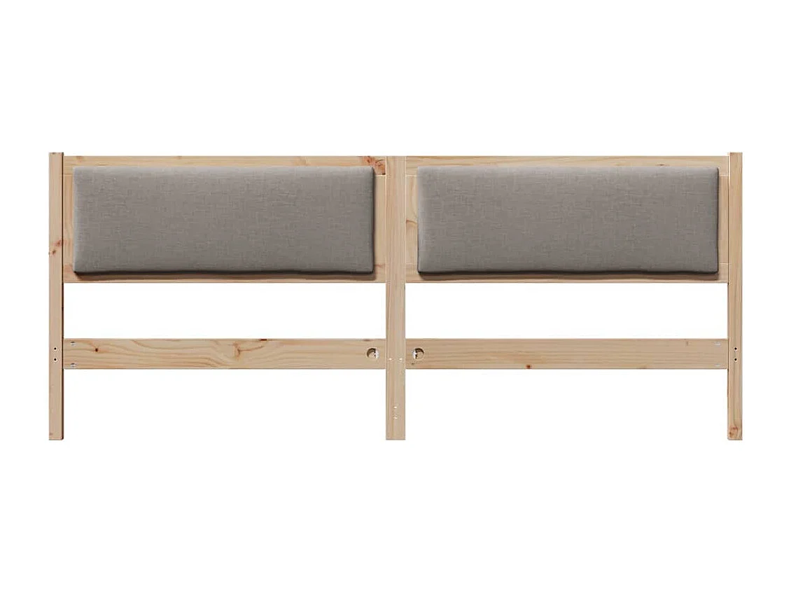 Cabeceira Outros Castanho 200 cm Madeira de pinho maciça