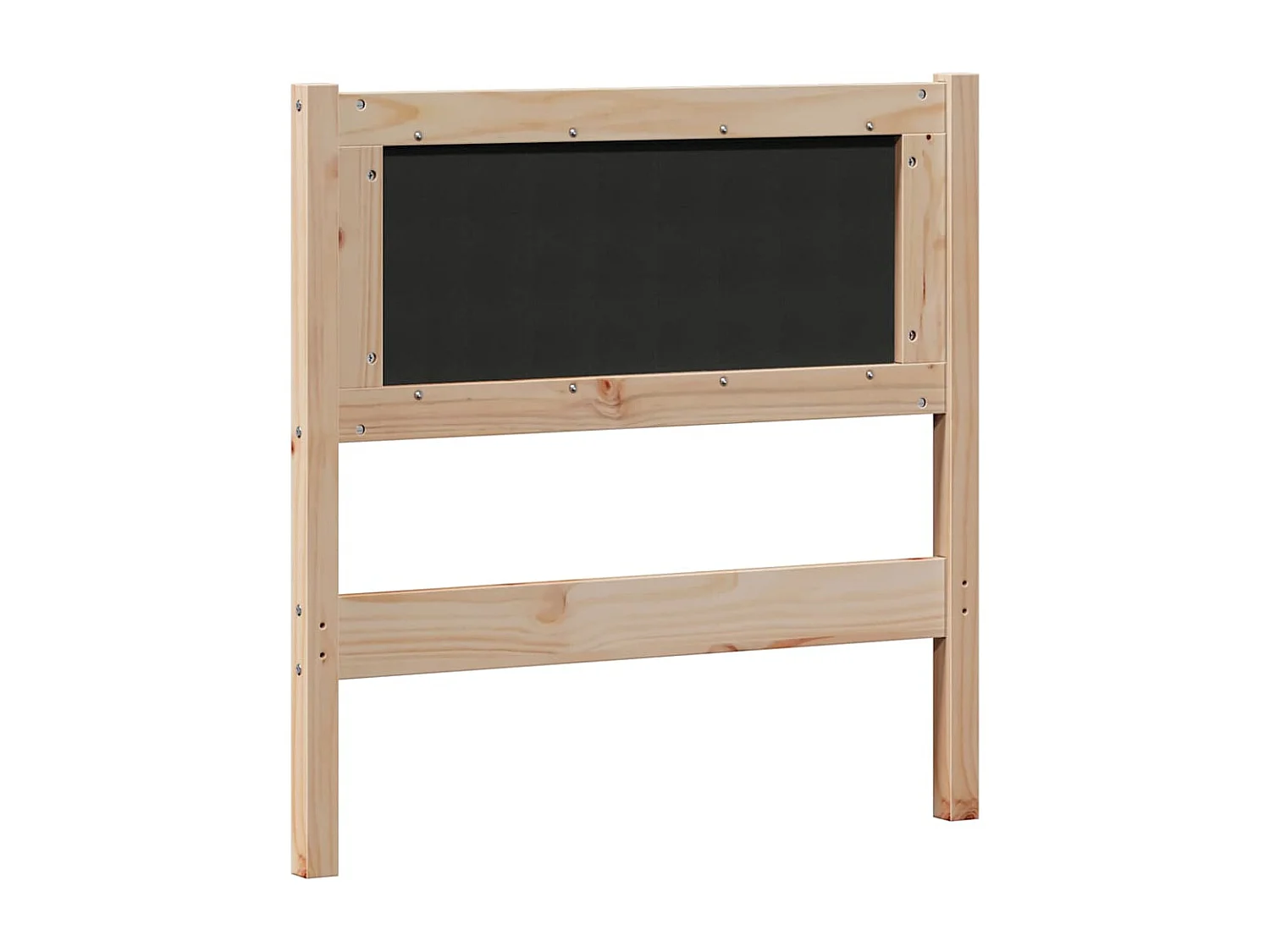 Hoofdbord Anders Bruin en taupe 80 cm Massief grenenhout