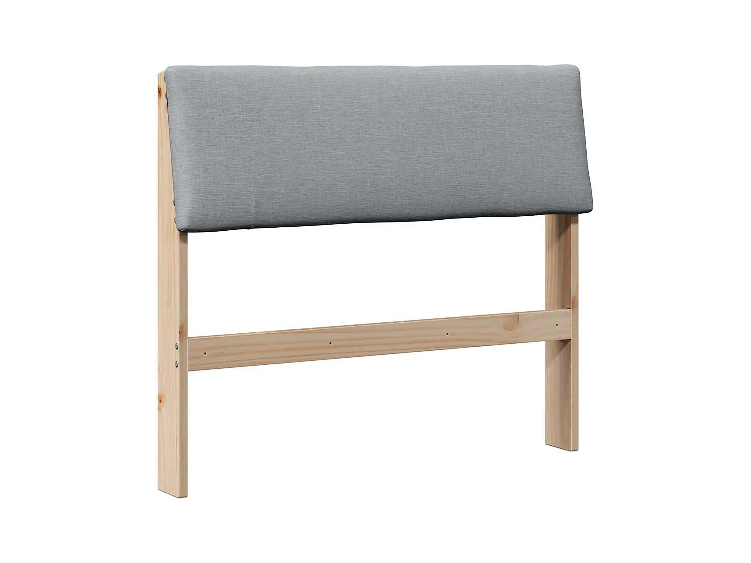 Cabeceira estofada Cinzento-claro 90 cm