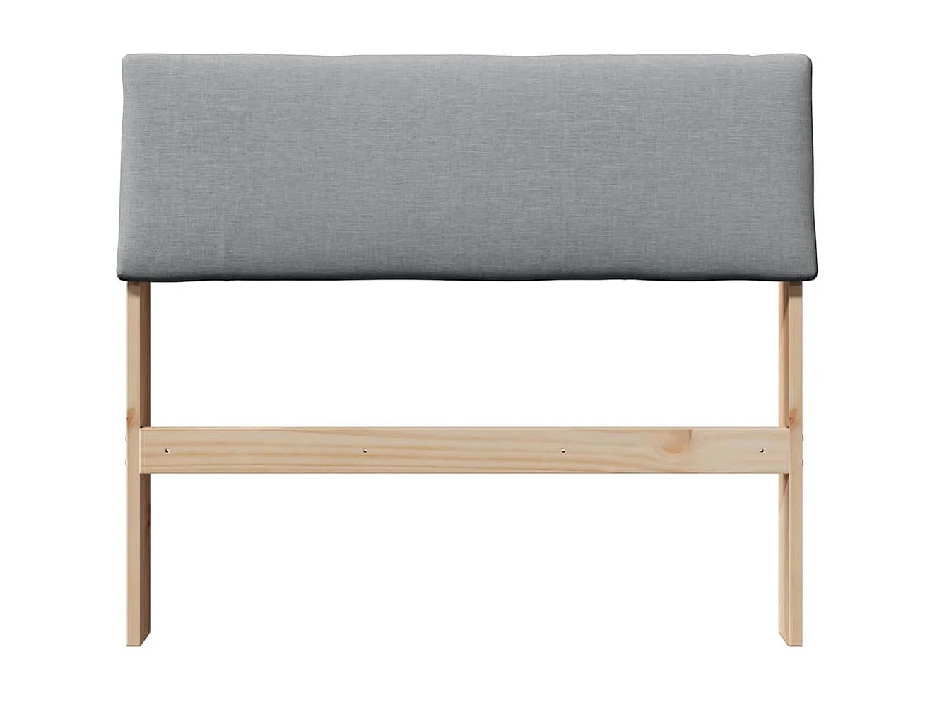 Cabeceira estofada Cinzento-claro 90 cm