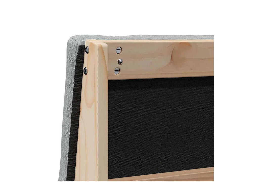 Cabeceira estofada Cinzento-claro 75 cm