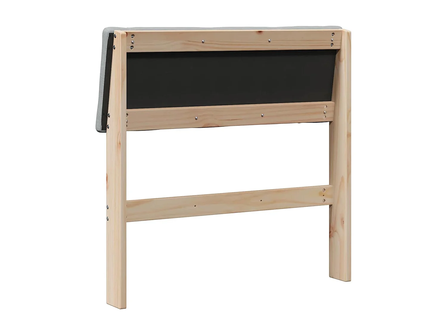 Cabeceira estofada Cinzento-claro 75 cm