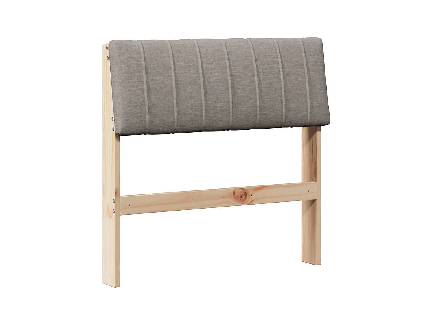 Cabeceira estofada Cinzento-acastanhado 80 cm