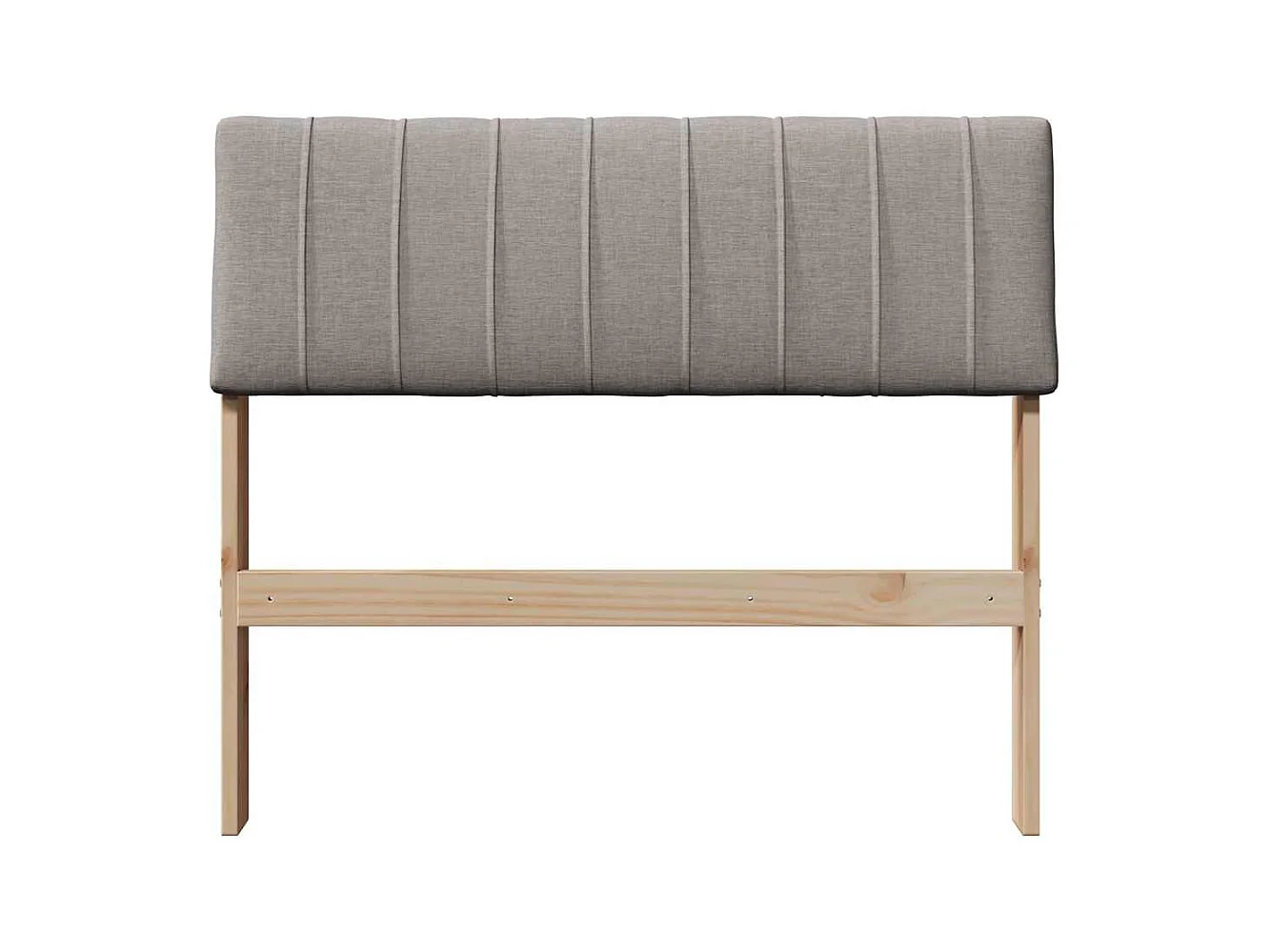 Cabeceira estofada Cinzento-acastanhado 80 cm