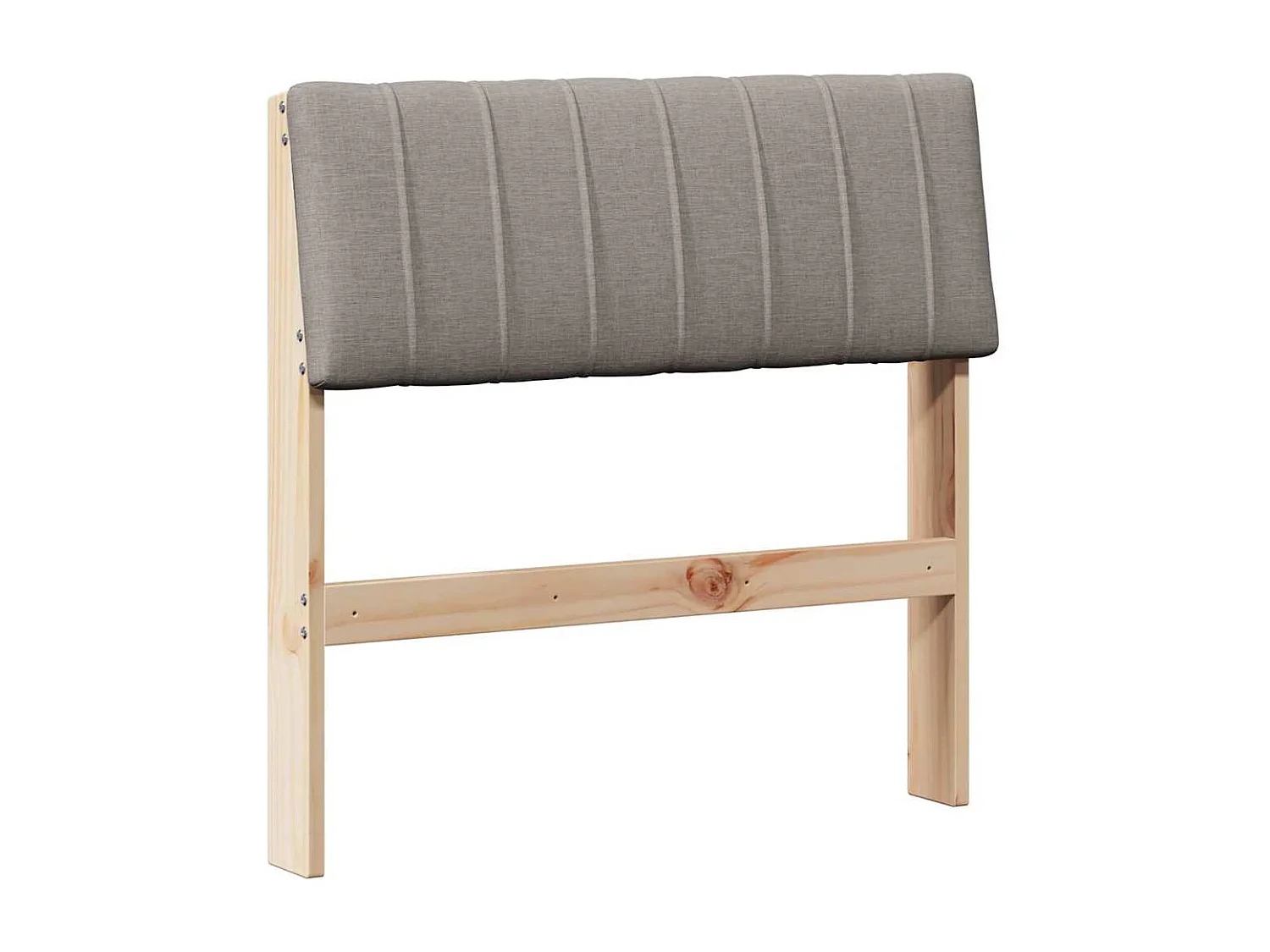 Cabeceira estofada Cinzento-acastanhado 80 cm