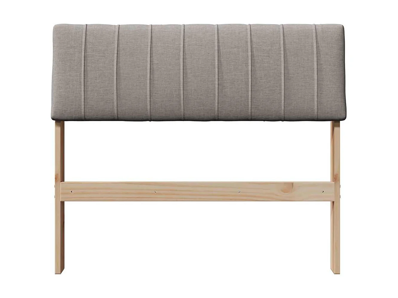 Cabeceira estofada Cinzento-acastanhado 80 cm