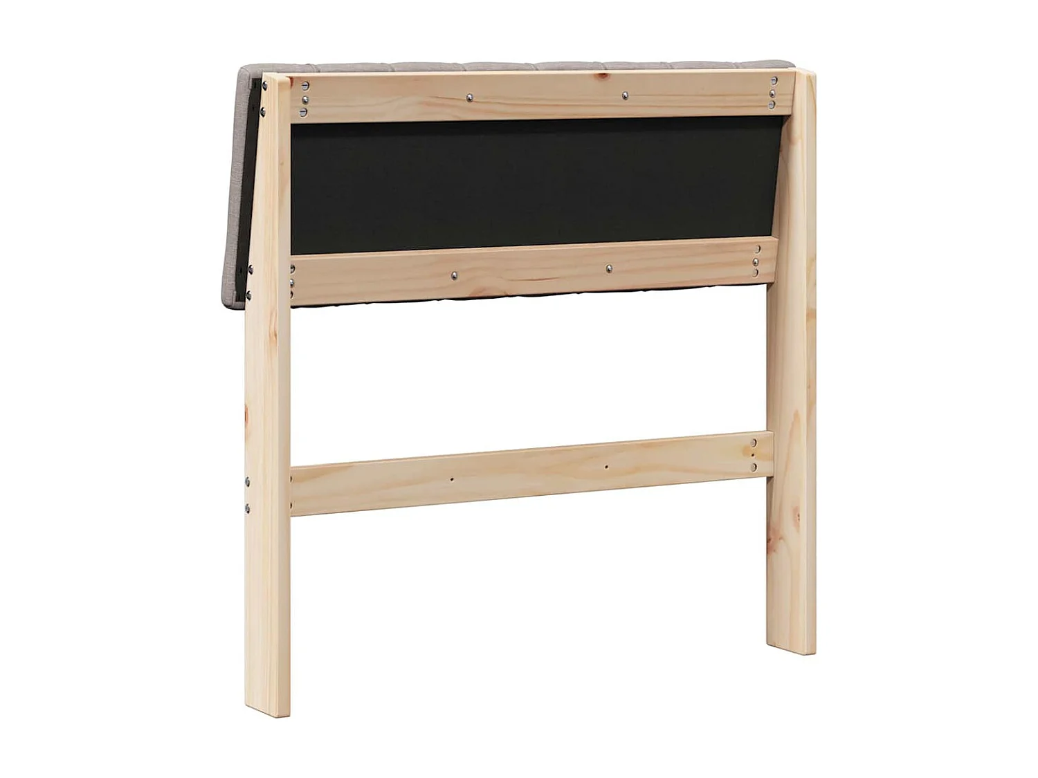 Cabeceira estofada Cinzento-acastanhado 80 cm