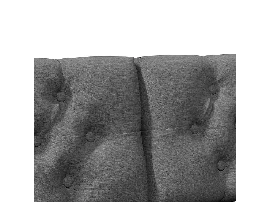 Cabeceira estofada Cinza Escuro 140 cm