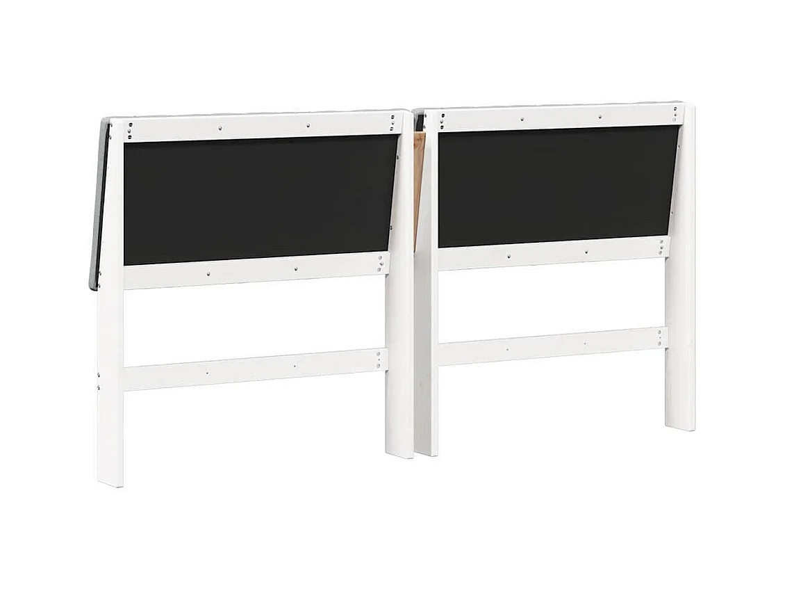 Tête de lit capitonnée Gris clair 180 cm Pin massif