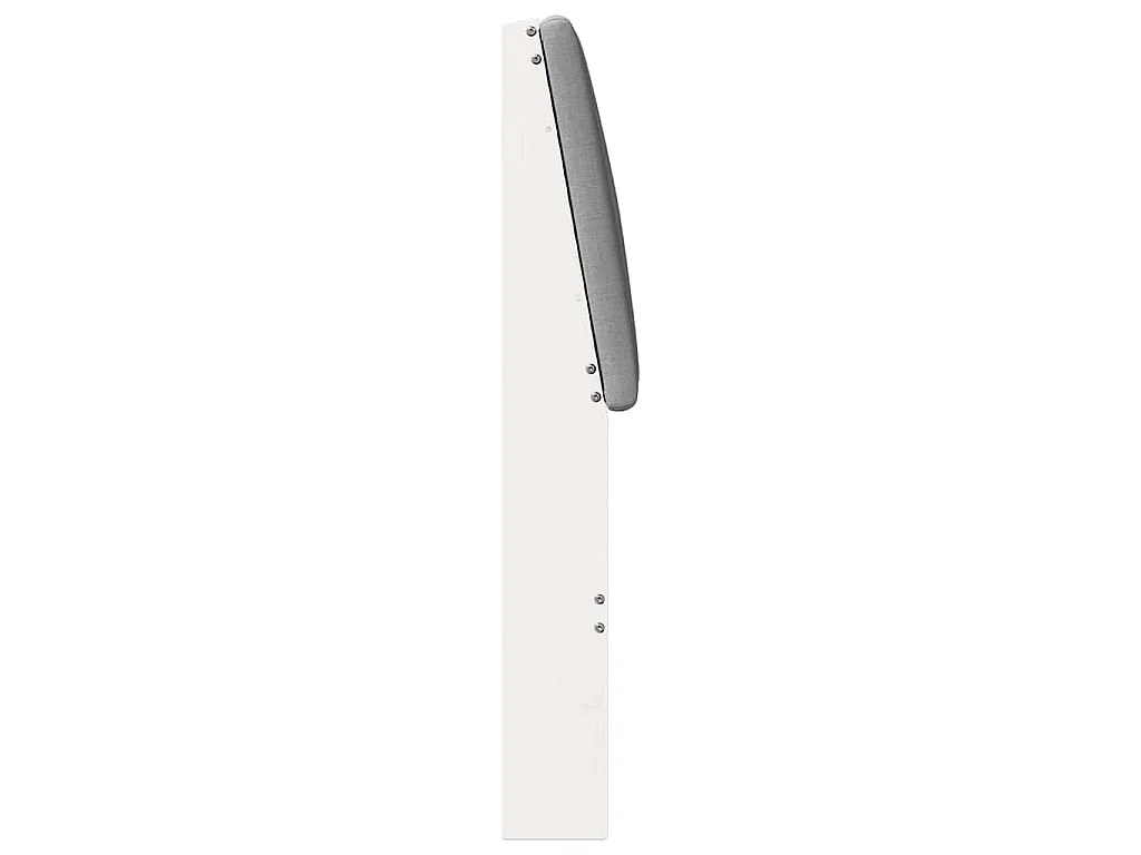 Tête de lit capitonnée Gris clair 180 cm Pin massif