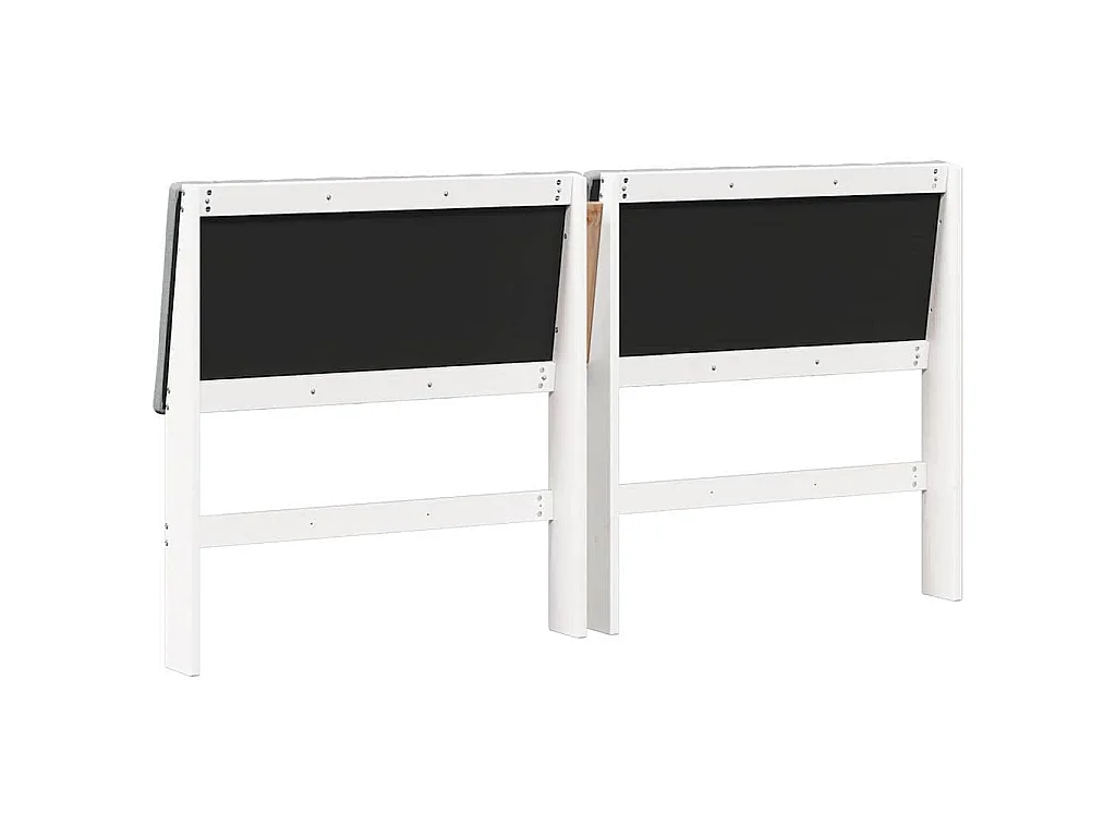 Tête de lit capitonnée Gris clair 180 cm Pin massif
