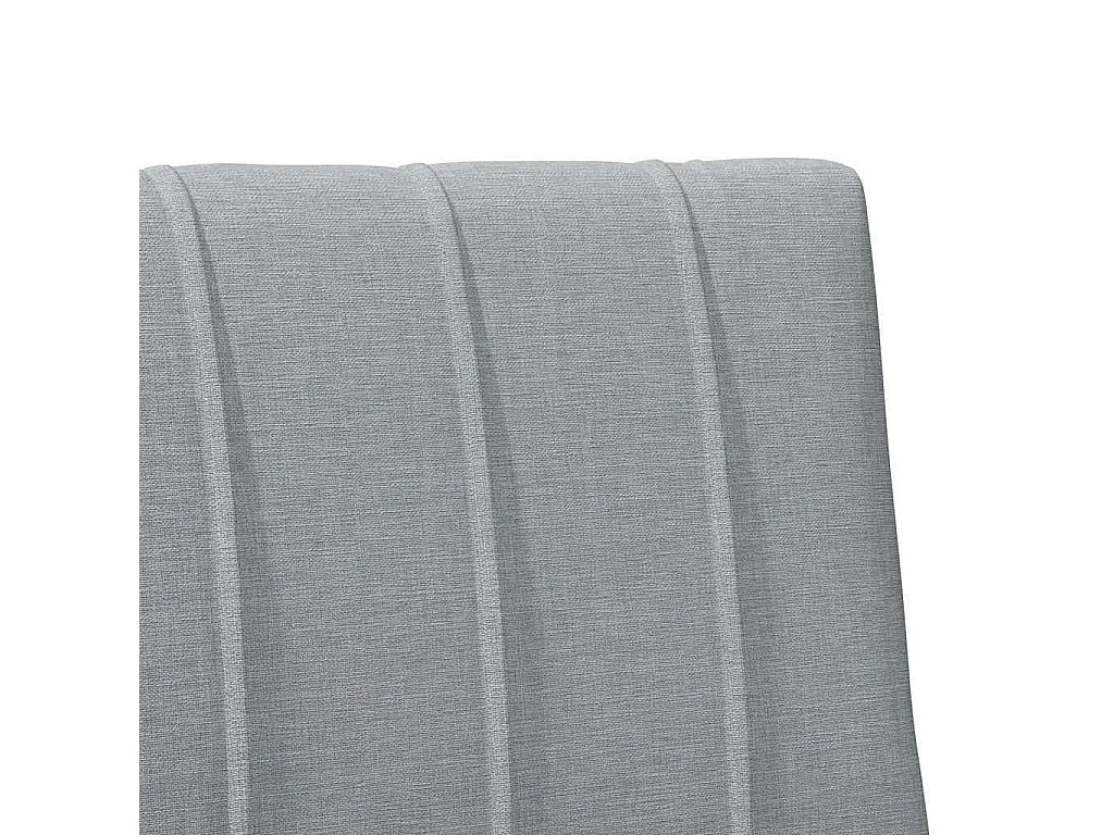 Cabecero tapizado Gris Claro 80 cm Madera de pino macizo