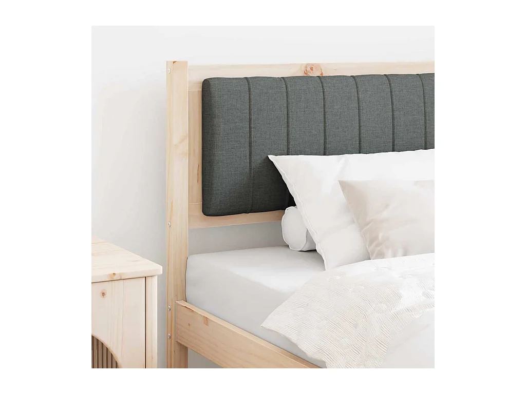 Cabeceira estofada com cabeceira Castanho 100 cm