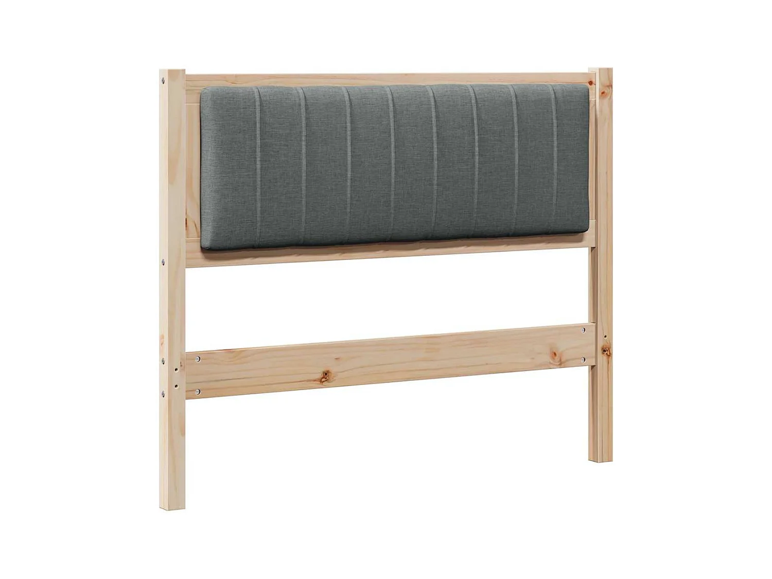 Cabeceira estofada com cabeceira Castanho 100 cm