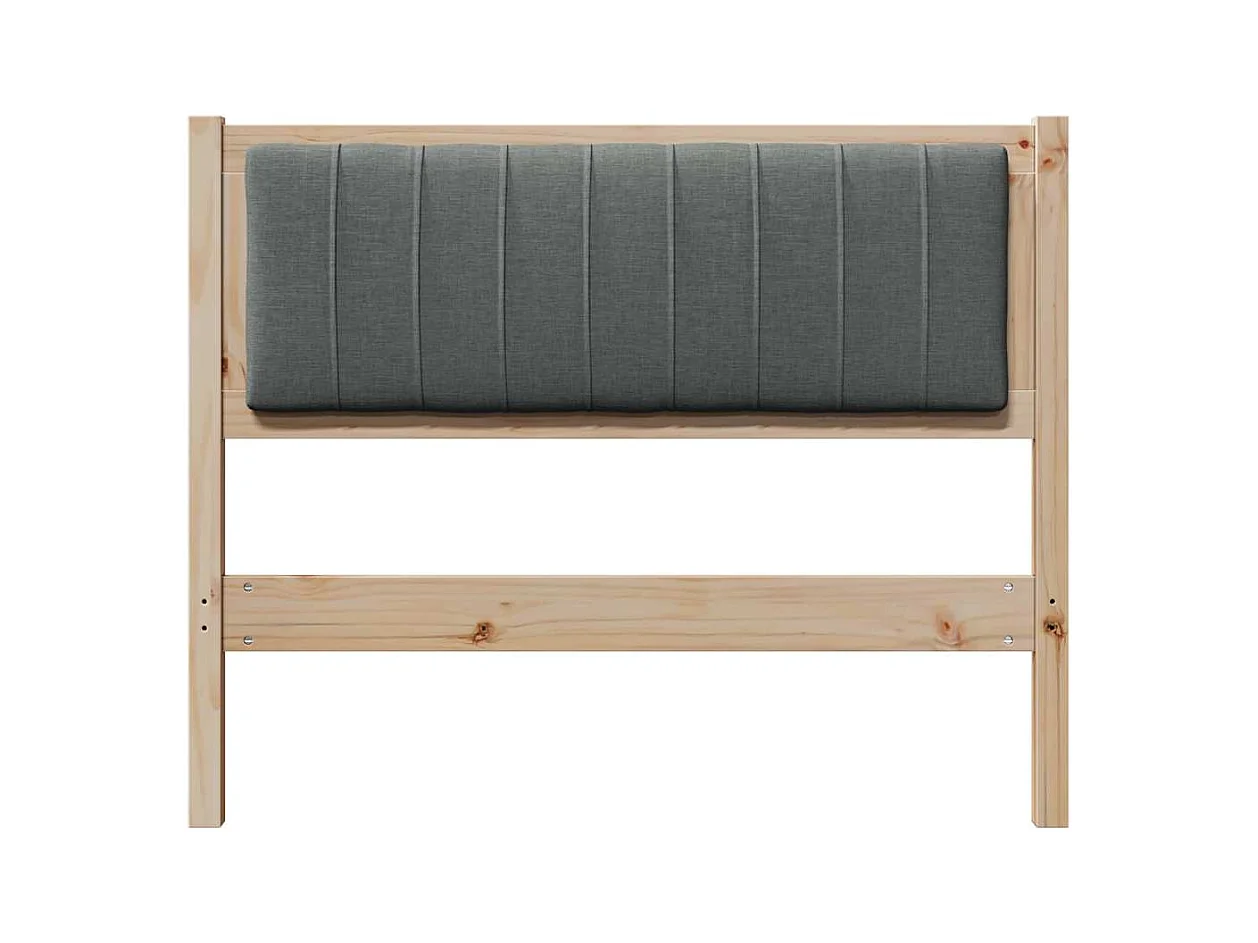 Cabeceira estofada com cabeceira Castanho 100 cm