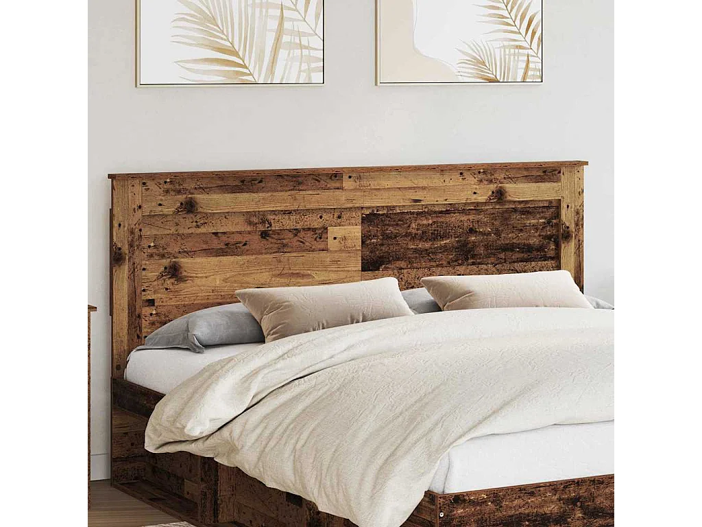 Cabecero con cabecera Madera Vieja 180 cm Madera contrachapada