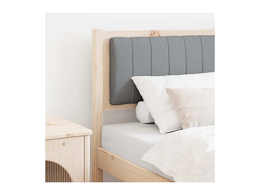 Cabeceira estofada com cabeceira Castanho 75 cm