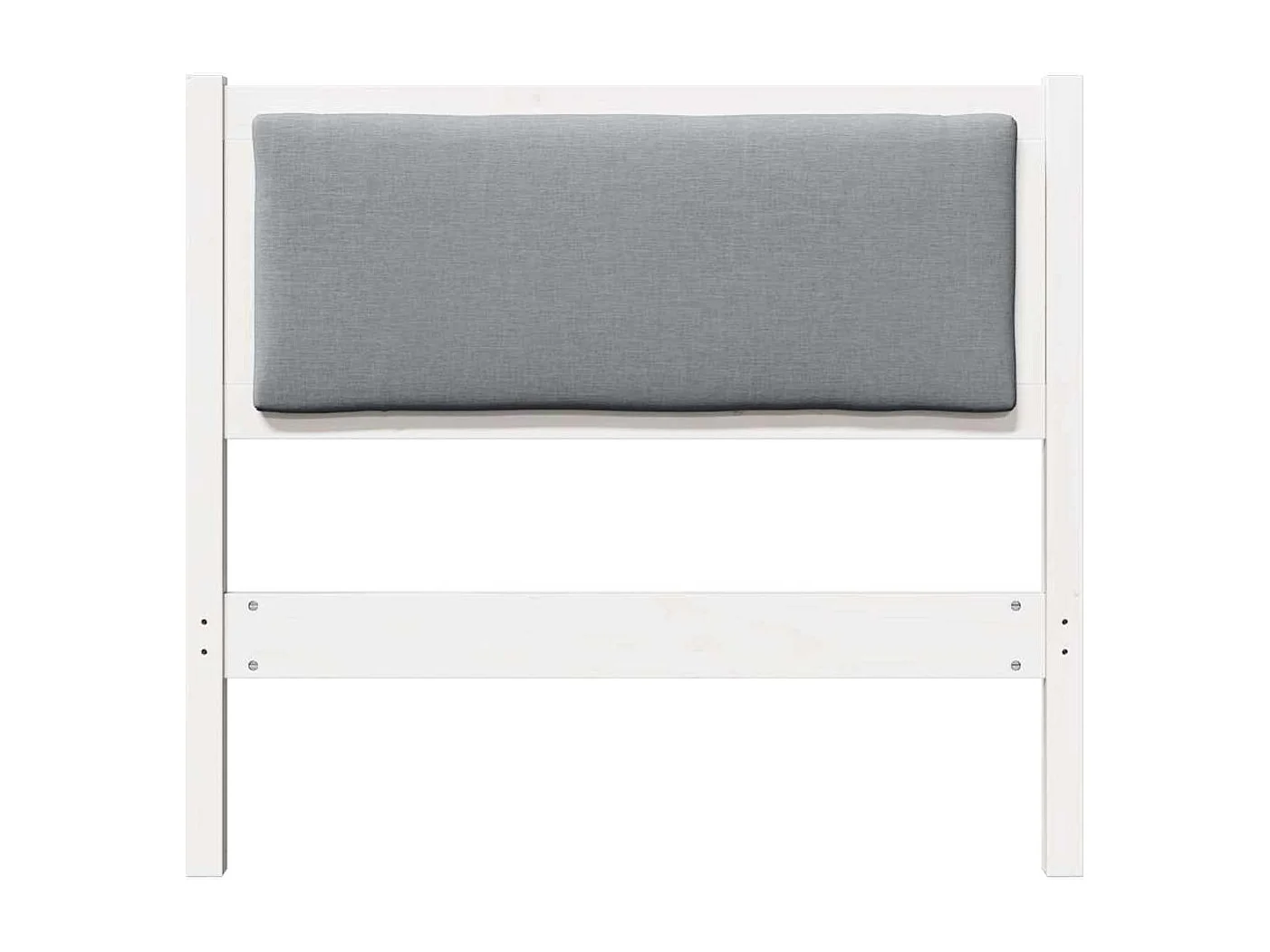 Cabeceira Outros Branco 90 cm Madeira de pinho maciça