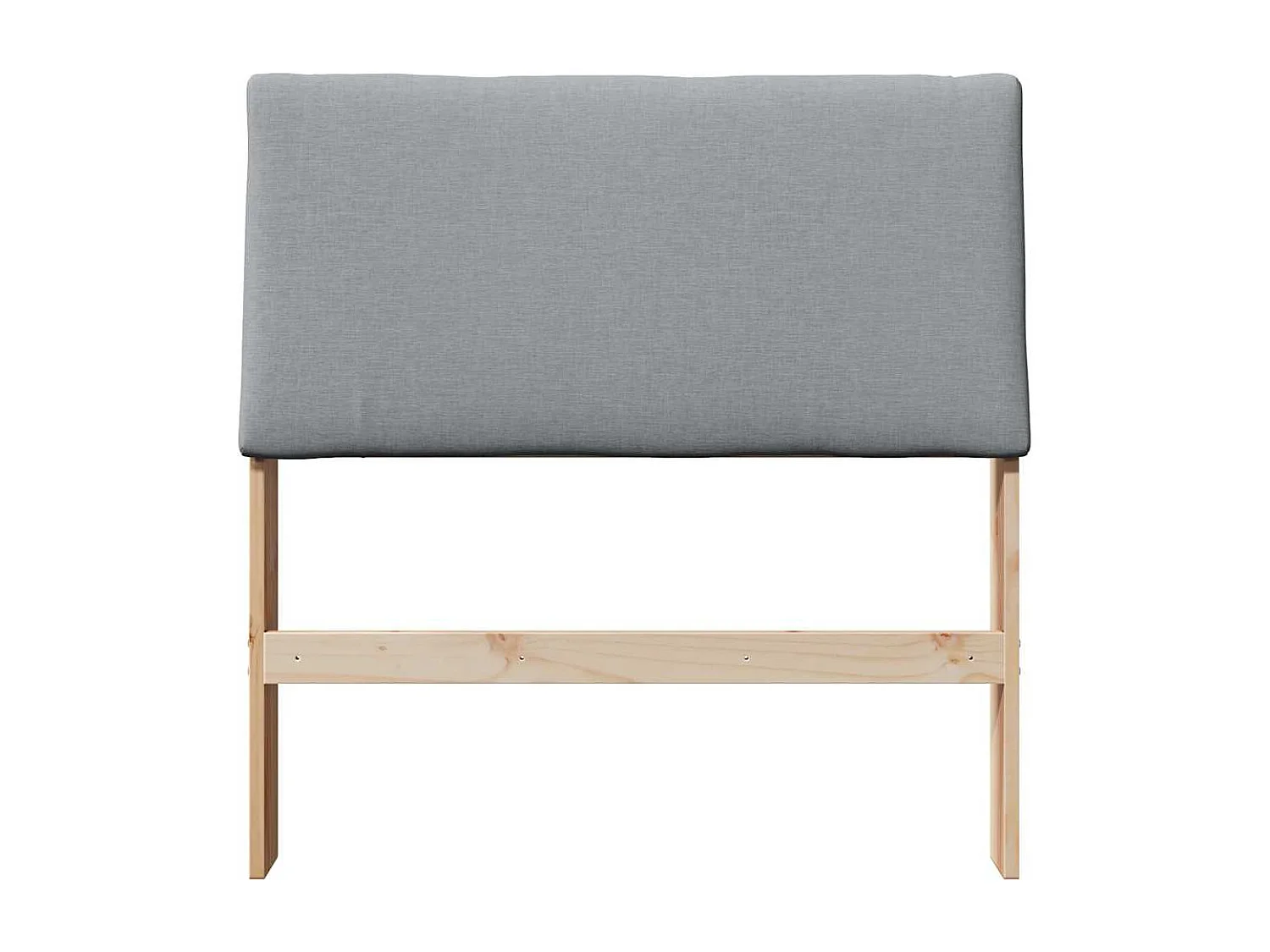Cabeceira estofada Cinzento-claro 90 cm