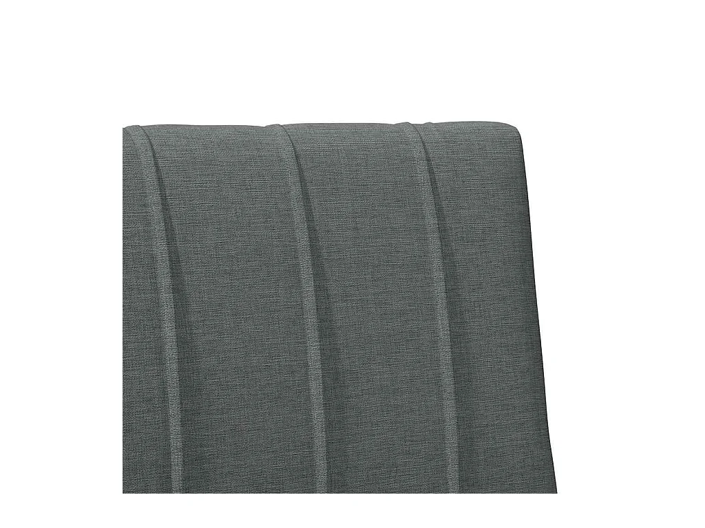 Cabecero tapizado Gris oscuro 100 cm Madera de pino macizo