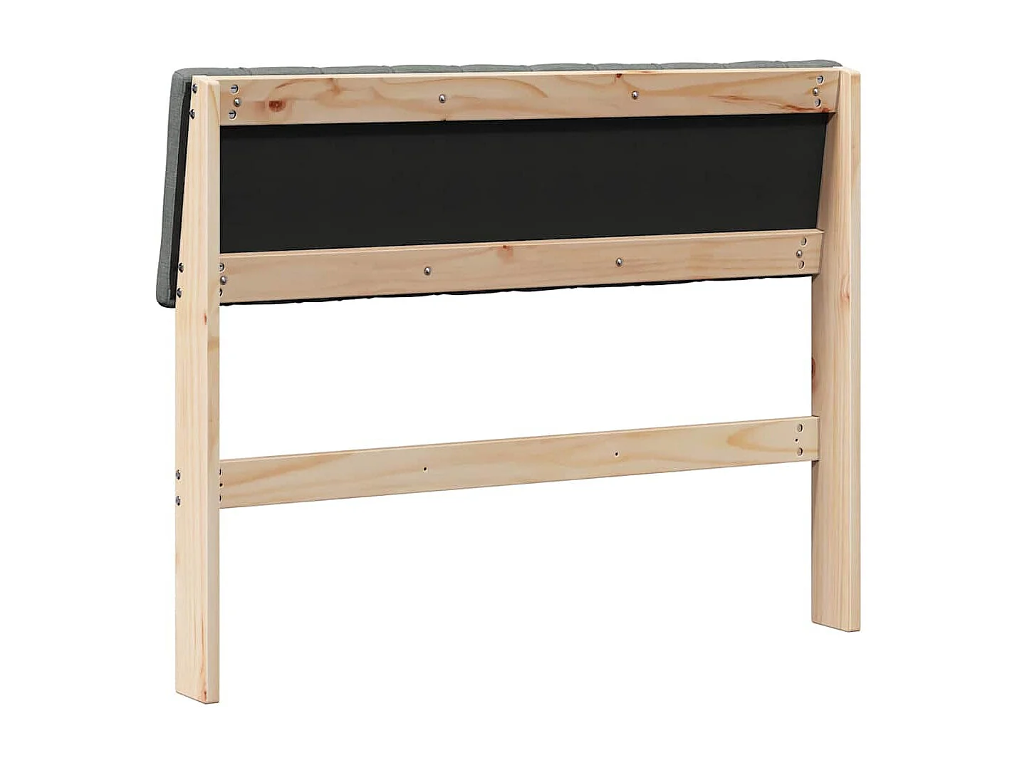 Cabeceira estofada Cinza Escuro 100 cm