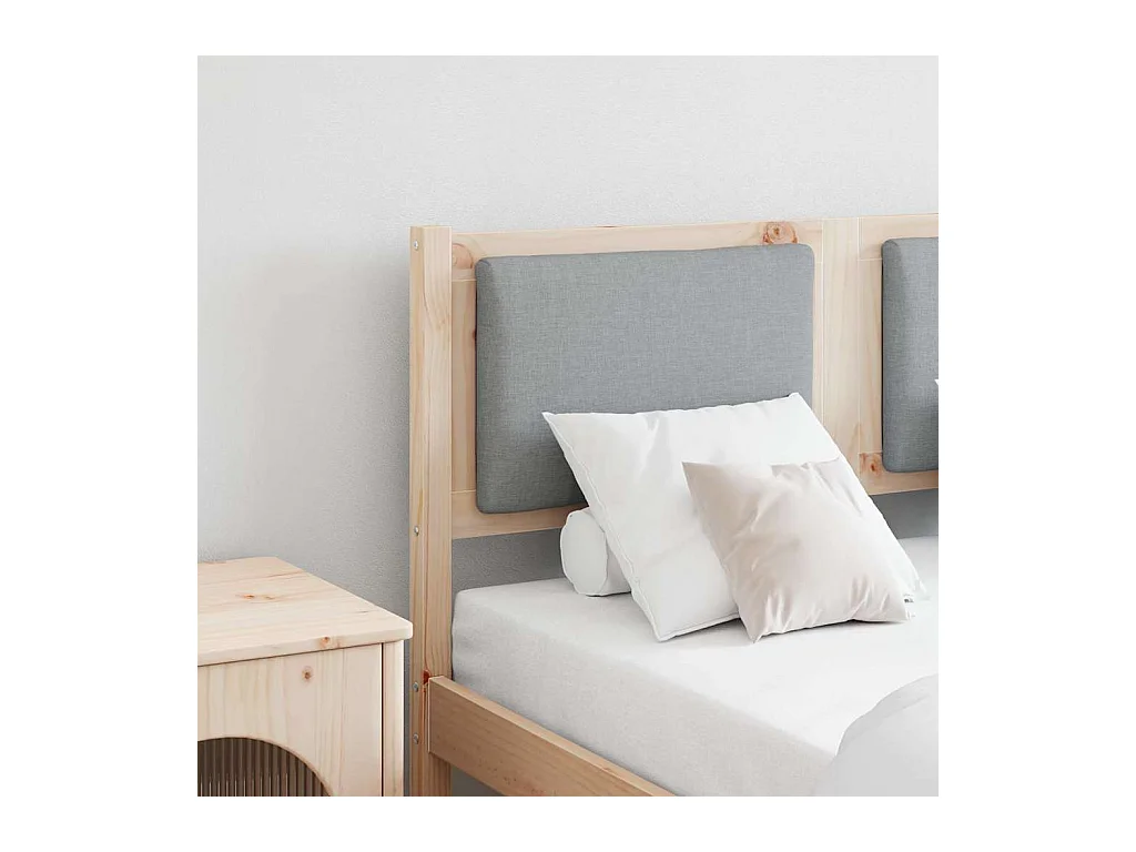 Tête de lit Autre Marron 135 cm Bois massif en pin