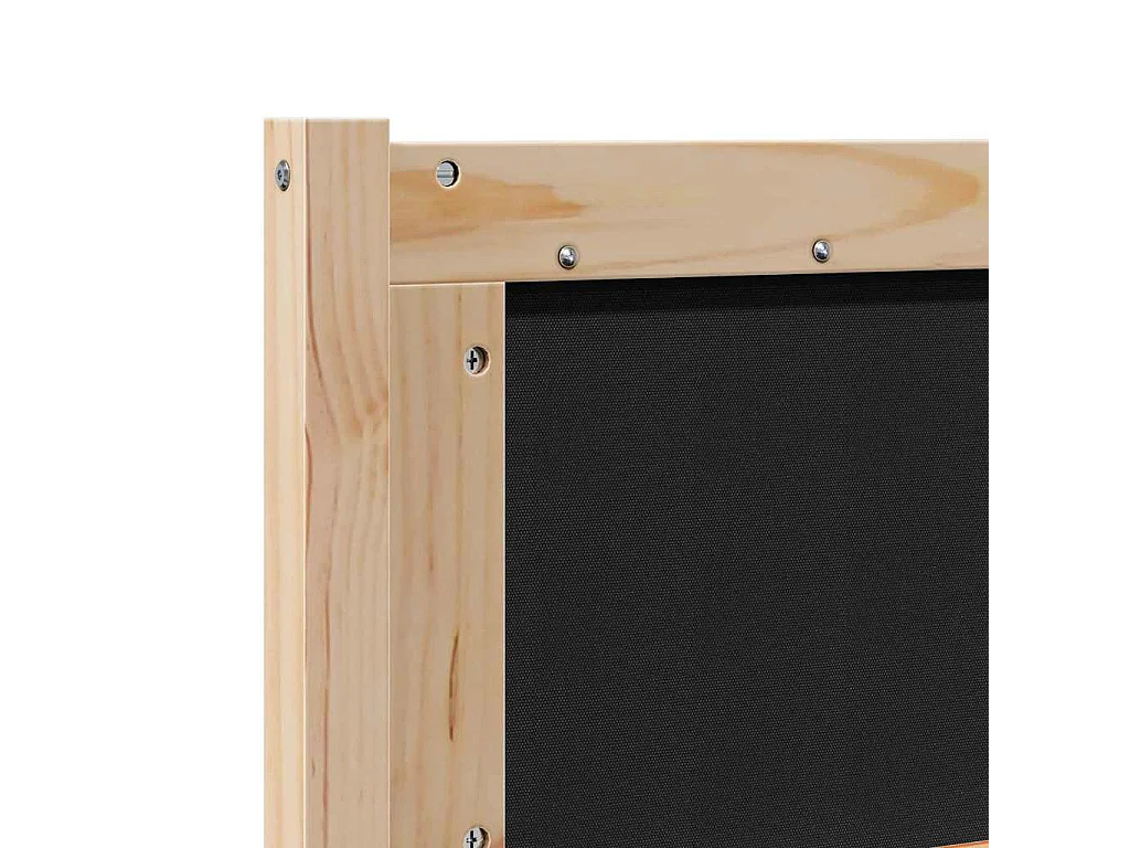 Cabecero Otro Marrón 135 cm Madera maciza de pino