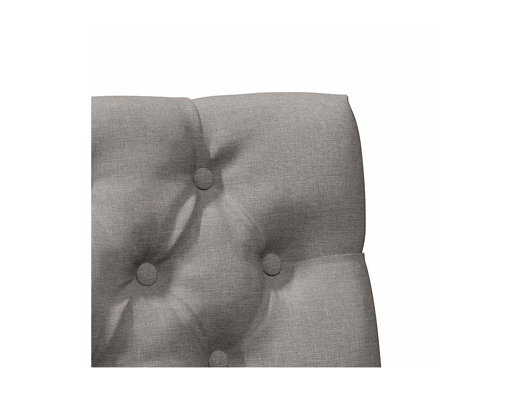 Cabeceira estofada Cinzento-acastanhado 90 cm