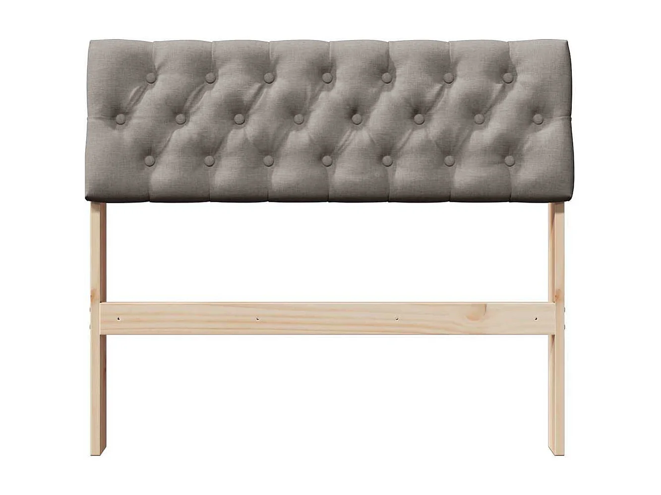 Cabeceira estofada Cinzento-acastanhado 90 cm