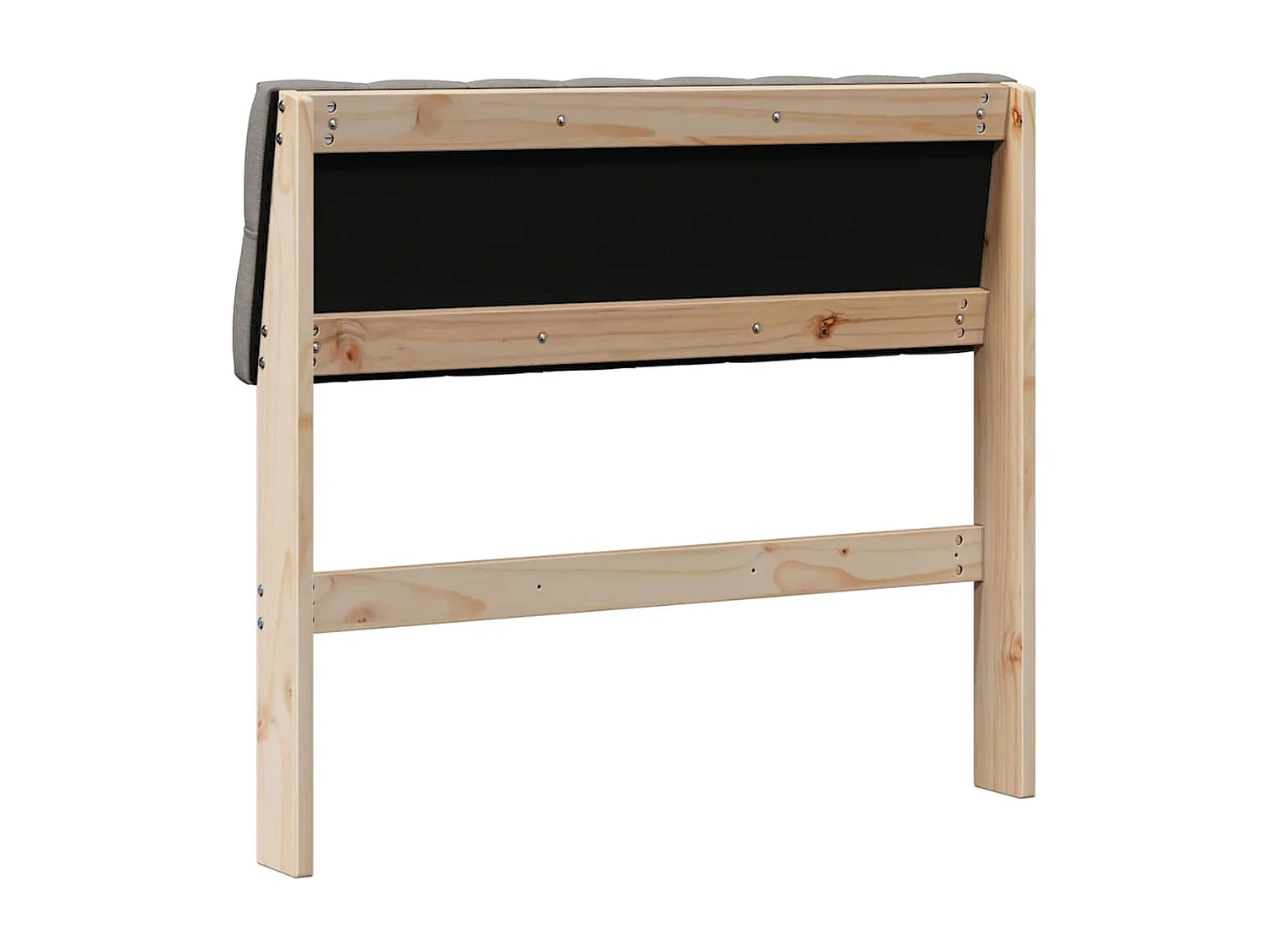 Cabeceira estofada Cinzento-acastanhado 90 cm