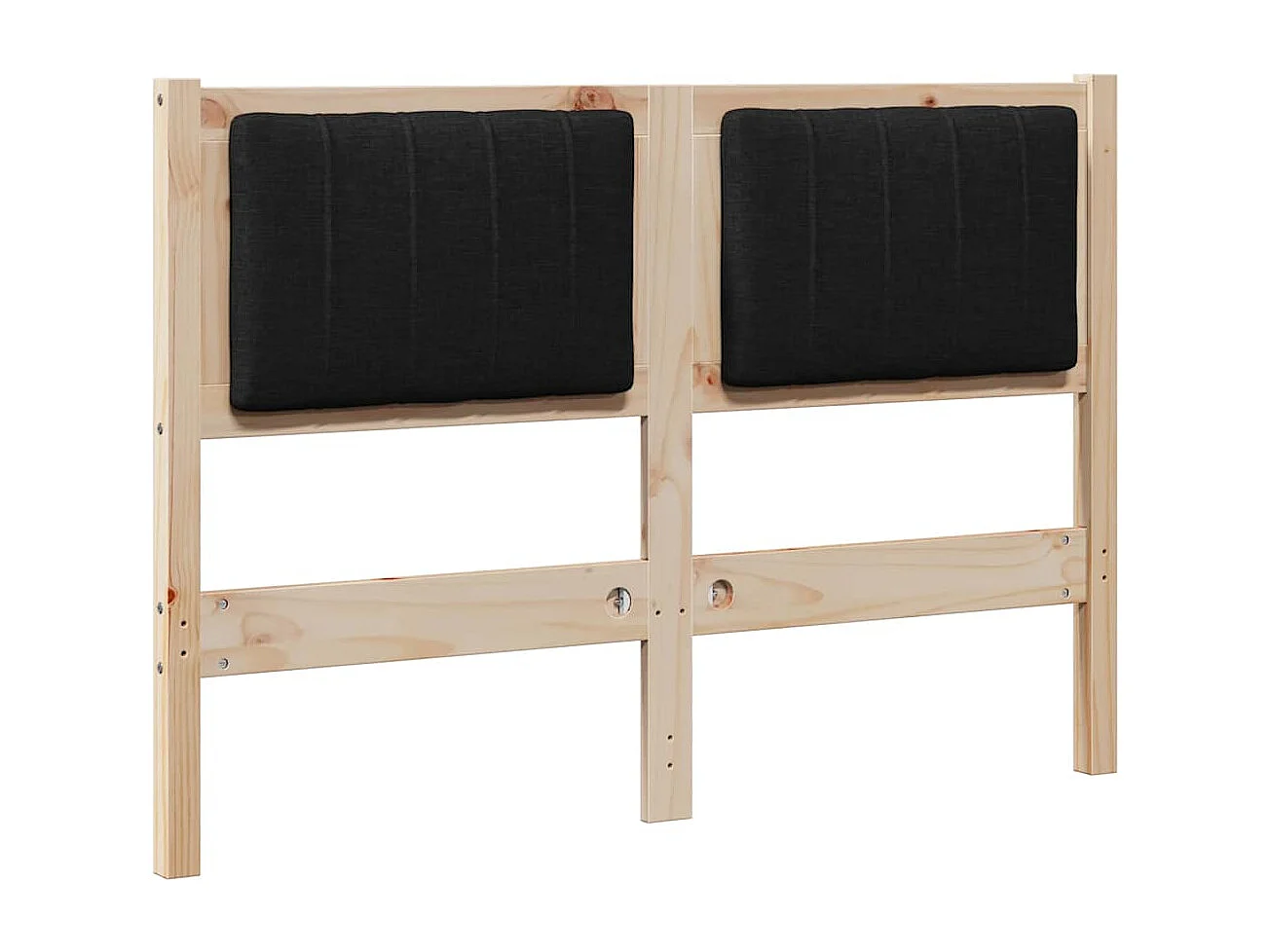 Cabeceira estofada com cabeceira Castanho 120 cm