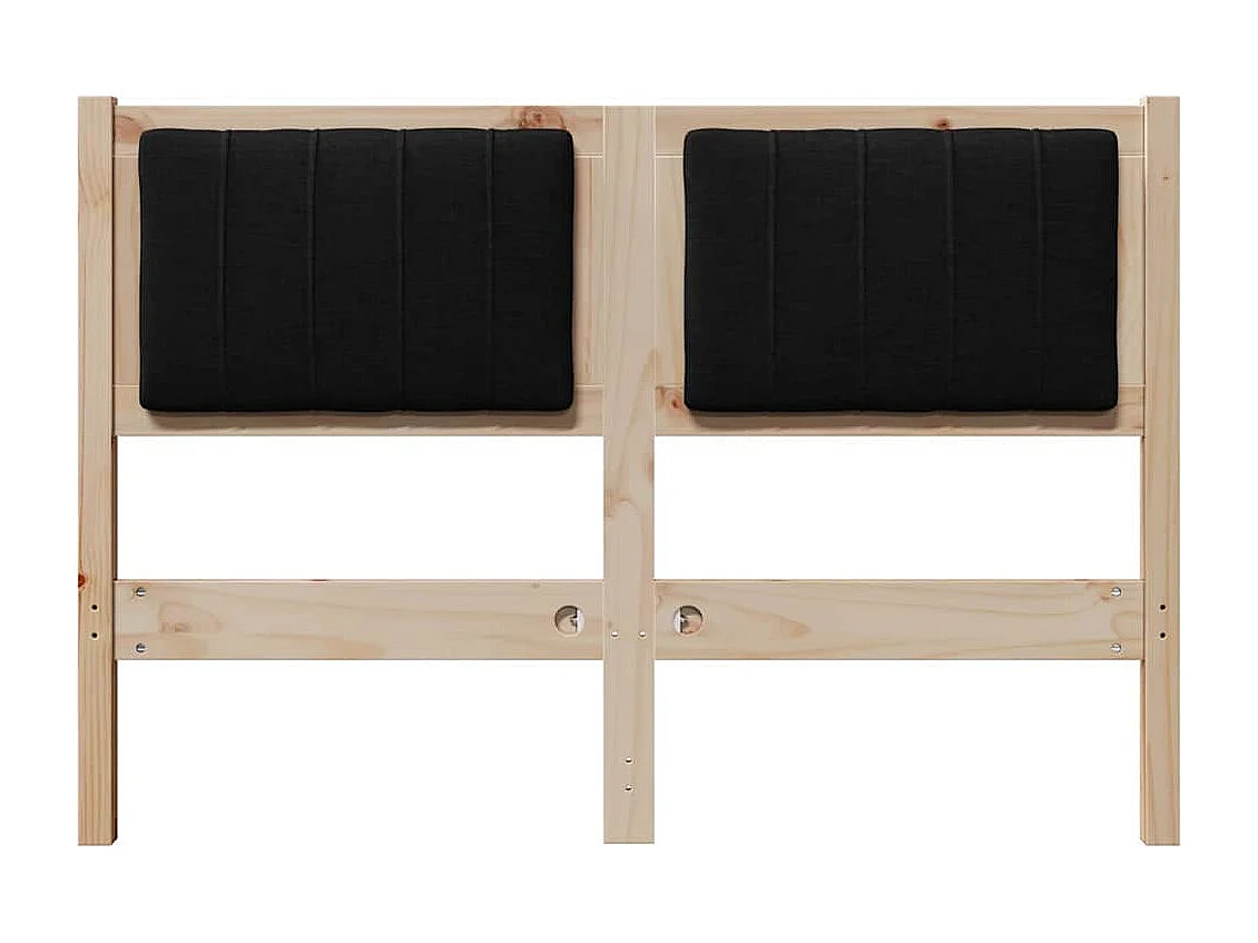 Cabeceira estofada com cabeceira Castanho 120 cm