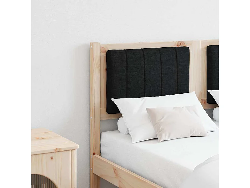 Cabeceira estofada com cabeceira Castanho 120 cm